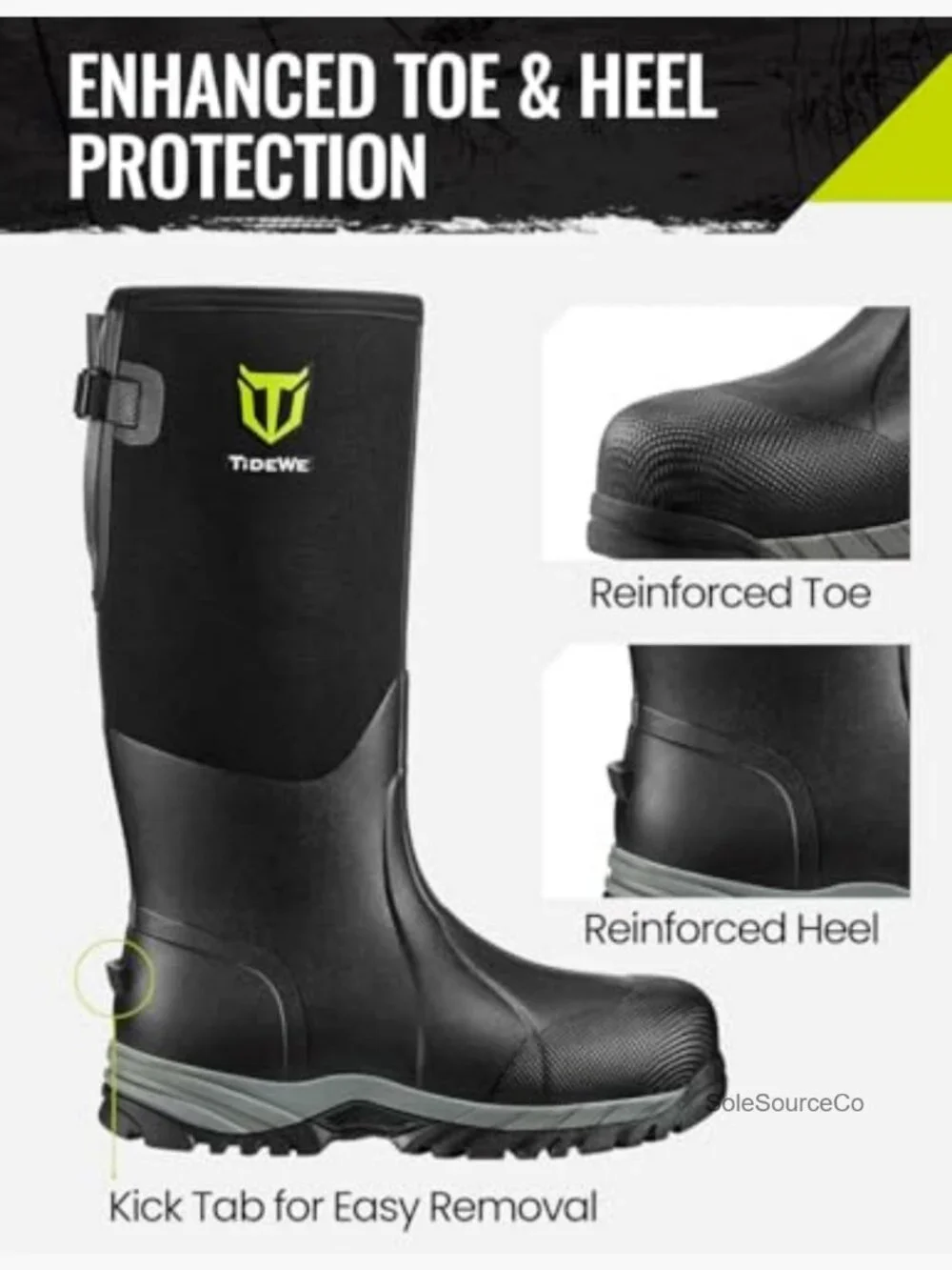 Steel Toe Waterproof Work Boots Men 7-13